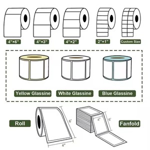 Factory Adhesive 100x150mm A6 Thermal <strong>Labels</strong> Waybill <strong>Sticker</strong> Waterproof 4x6 Inch <strong>Address</strong> Shipping Direct Thermal <strong>Label</strong> Rolls - Product Image 6