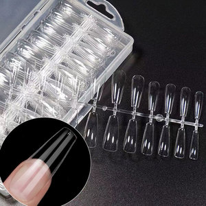 Hot Selling 240-Stuk Krasvrije Waterdruppelverlenging Nagelstickers Kunstmatige Vingernagels In Box Model Stijl Voor Vingers - Product Image 3