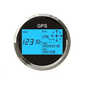 Vit Tlg85 85Mm Digitale Lcd Gps Snelheidsmeter Voor Alle Soorten Voertuigen Motorboten