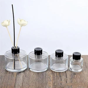 Difusor <span class=keywords><strong>de</strong></span> aroma, aceite esencial <span class=keywords><strong>de</strong></span> <span class=keywords><strong>caña</strong></span> <span class=keywords><strong>de</strong></span> flores secas con sello <span class=keywords><strong>de</strong></span> tapón <span class=keywords><strong>de</strong></span> rosca, <span class=keywords><strong>botella</strong></span> <span class=keywords><strong>de</strong></span> vidrio <span class=keywords><strong>de</strong></span> Perfume redonda - Product Image 1