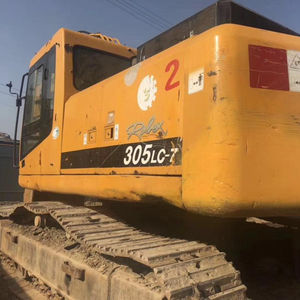 Hyundai 305-7 d'excavatrices hydrauliques utilisées par hyundai L'excavatrice utilisée par basse heure originale de terrassement de peinture - Product Image 1