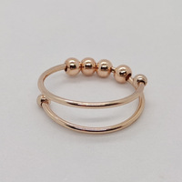 SSeeSY joyas mode inquiétude soulagement Anti-stress anneau Spinner rotatif réglable anxiété Fidget anneaux pour hommes