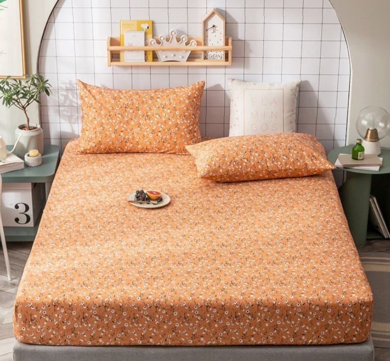 Оптовая продажа трикотажных натяжная простыня 100% хлопок с эластичной резинкой