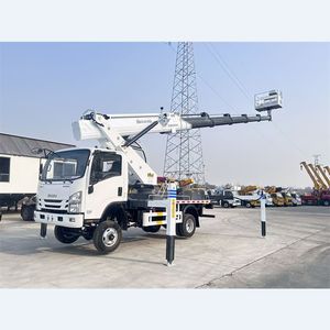 Nouveau camion nacelle hydraulique ISUZU KV100 4X4 Diesel à conduite à gauche, plateforme élévatrice isolée de 26m, 30m, 33m, 90/122HP - Product Image 6