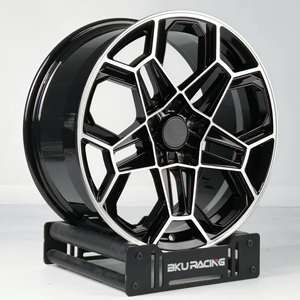 Rines Bku 5x130 Forjados para <span class=keywords><strong>Porsche</strong></span> 911 944 997 991 GT3 GT2 RS Carrera 968 <span class=keywords><strong>928</strong></span> 18 19 20 21 Pulgadas, Rines de Aleación Completamente Cepillados - Product Image 3