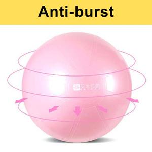 BSCI फैक्टरी 65cm व्यास विरोधी फट पीवीसी फिटनेस योग गेंद के साथ हवा पंप - Product Image 3