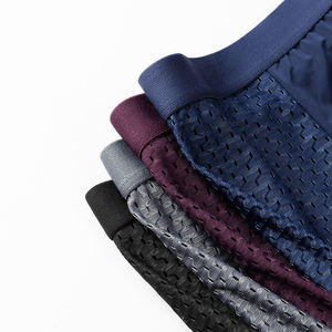 <span class=keywords><strong>Mutande</strong></span> da <span class=keywords><strong>uomo</strong></span> traspiranti comode <span class=keywords><strong>bianche</strong></span> elastiche da <span class=keywords><strong>uomo</strong></span> alla moda Fitness elastico Daily Mesh Boxer - Product Image 3