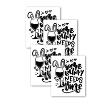Autocollants et décalcomanies pour bouteilles de vin en forme personnalisée, écologiques, durables et autocollants, avec motif de fruits, en gros