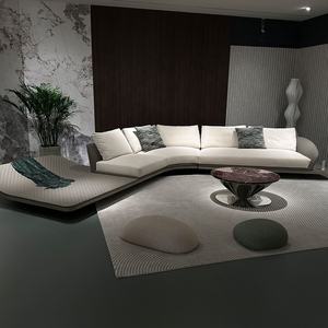 Italië Reflex <span class=keywords><strong>Ferrari</strong></span> Luxe Italiaanse Stof Sectionele Bankstel Elegant Boog Ontwerp Cabriolet Voor Grote Appartementen Villa Hotels - Product Image 6