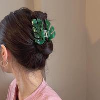 Nouvelle Pince à Cheveux Femme en Acétate, Design Niche Géométrique, Pince Requin, Accessoire de Mode Personnalisé et Fait Main