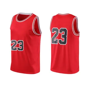 Custom Men Kids Youth Basketball Jerseys Printed Reversible Mesh Blank Basketball Jersey Custom Basket Ball Uniform