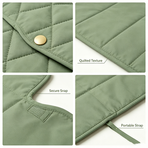 OEM Portable Foldable Baby Changing Pad Waterproof Travel Diaper Changing <b>Mat</b> Lightweight Compact Newborn <b>Nappy</b> Changing <b>Mat</b> - Product Image 2