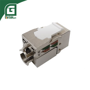 Geteknet เต้าเสียบโมดูลเครือข่ายอีเทอร์เน็ตแลน FTP Toolless <span class=keywords><strong>RJ45</strong></span> 8P8C <span class=keywords><strong>CAT</strong></span> 5 6โมดูลตัวเชื่อมต่อ<span class=keywords><strong>6A</strong></span> แจ็คหลักสำหรับสายเคเบิล - Product Image 2