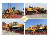 Excavatrice sur pneus Sany SY75W Pro de 7 tonnes d'occasion avec boîte de vitesses et roulement central