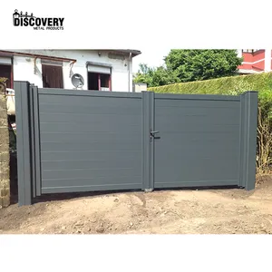 China suppliers main entrance gate latest design aluminium garden gates easy install metal driveway gate