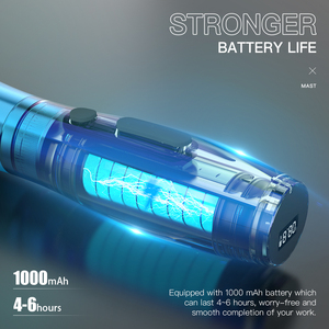 Dragonhawk Mast P20 Coreless Motor Stroke 2,5mm Máquina de tatuaje inalámbrica con dos baterías - Product Image 3