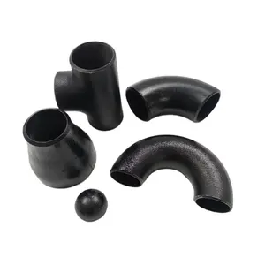 ANSI B16.9 CARBON STEEL PIPE FITTING BUTT WELD LONG/SHORT RADIUS SLMS 180 DEG ELBOW