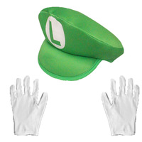 Sombreros de Cosplay de Mario Bros. en Oferta, Sombreros de Cosplay de Mario y Luigi para Halloween, Día del Niño, para Adultos y Niños Disfrazados