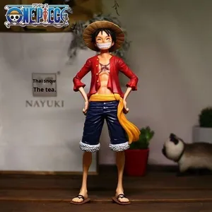 Figurine d'action en PVC One Piece pour <span class=keywords><strong>Luffy</strong></span>, Ace, Sanji, Zoro, modèle d'anime, jouet de dessin animé - Product Image 5