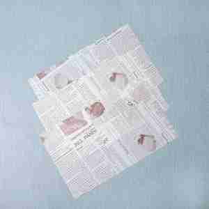 Wood <b>Pulp</b> Double-Sided Coated Greaseproof Paper 4-Color Custom Printed for Food Packaging and Baking - Product Image 3