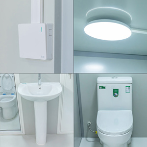 AUS Standard Prefab Combined Bathroom Modular Bathroom Portable Restroom Divided Shower <b>Unit</b> Knock Down - Product Image 4