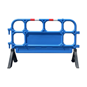 Barrière de sécurité portable en plastique de 1350 mm, clôture temporaire en HDPE moulé par soufflage pour la séparation routière - Product Image 4