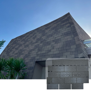 <span class=keywords><strong>Bardeaux</strong></span> <span class=keywords><strong>d</strong></span>'<span class=keywords><strong>asphalte</strong></span> en fibre <span class=keywords><strong>de</strong></span> verre <span class=keywords><strong>Réparation</strong></span> <span class=keywords><strong>de</strong></span> toit <span class=keywords><strong>de</strong></span> maison Résistant à la chaleur Tuiles lisses grises à 3 onglets - Product Image 6