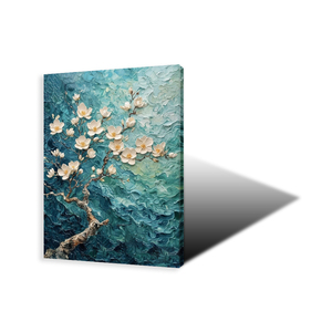 Peinture à l'huile artisanale de haute qualité, fleurs en pleine floraison, 100% peinture à l'huile artisanale pour la décoration de la maison - Product Image 2