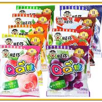 Wanzi QQ Candy Halal Fruity Gummy Candy Multi-Colored Bulk Sweet Sugar Various 20g Bags Customizable Packaging Direct Delivery