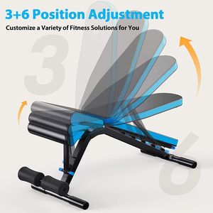 Home Gym Fitness <strong>Weight</strong> <strong>Lifting</strong> Adjustable Squat Dumbbell <strong>Weight</strong> <strong>Bench</strong> - Product Image 4