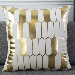 Housse de <span class=keywords><strong>coussin</strong></span> en velours imprimée sur mesure avec feuille d'<span class=keywords><strong>or</strong></span>, taie d'oreiller décorative, cadeau de designer pour la maison - Product Image 6