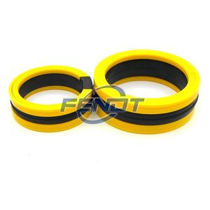 Usine en gros <span class=keywords><strong>MHM</strong></span> 60*45*22.5 taille personnalisée jaune pelle pu cylindre joint d'huile - Product Image 1
