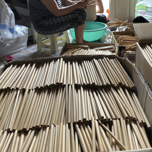 Eco Style Bamboo Drinking <b>Straws</b> for Cold Beverage Presentation in Restaurants Made in Vietnam Factory - Product Image 1