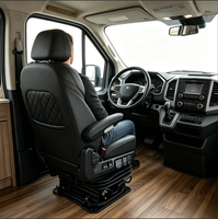 Siège de conducteur pivotant en cuir pour camping-car, siège de capitaine réglable pour Vito, camping-car, caravane, OEM, personnalisé, luxe