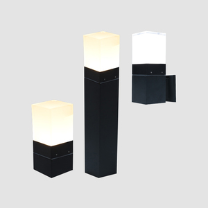Lampada da parete esterna leggera in alluminio E27 85-265V impermeabile - Product Image 5