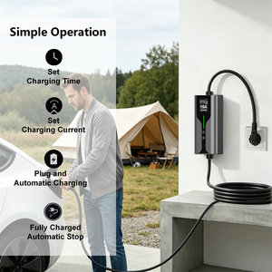 Station de recharge domestique pour véhicules électriques Senku AC 32A réglable 16A 3,5KW 7KW pour Type1 Type2 GBT - Product Image 4