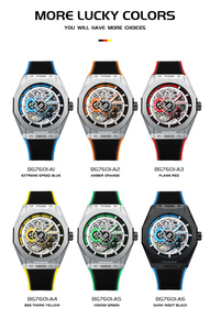 <span class=keywords><strong>Reloj</strong></span> mecánico automático de lujo de <span class=keywords><strong>marca</strong></span> superior, relojes para hombre, <span class=keywords><strong>reloj</strong></span> de zafiro <span class=keywords><strong>caro</strong></span>, correa de cuero de caucho Natural, <span class=keywords><strong>Reloj</strong></span> para hombre - Product Image 2