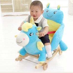 Cheval à bascule en peluche pour bébé jouet pour enfants - Product Image 6