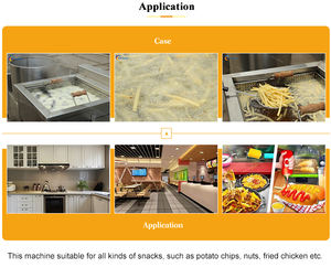 Bananenchips friteuse, aardappelchips friteuse, semi-automatische friteuse voor aardappelchips en snacks - Product Image 5