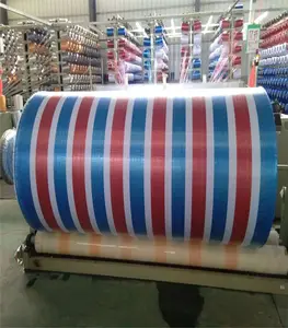 red/white/blue pe tarpaulin with laminated