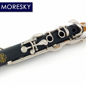 MORESKY Clarinette allemande en Sol à 18 clés personnalisée avec clés en Cuivre-Nickel, corps en résine ABS, nickelé E912 - Product Image 4