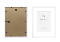 Kit de cadre photo en bois MDF style nordique A3 A4 noir naturel blanc pour décoration murale