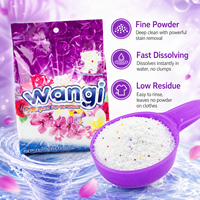 Détergent à lessive parfumé à la lavande 800G, poudre à laver haute performance, détergent super blanchissant, provenant d'une usine de détergents en Chine