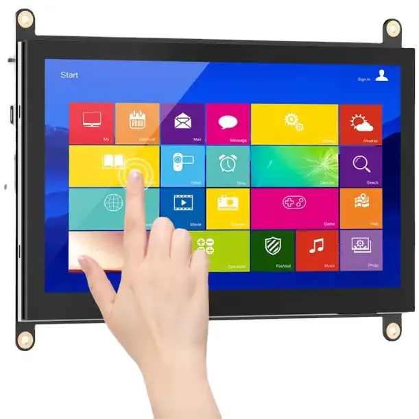 Großhandel 10 10,1 15 15,6 Zoll Raspberry Pi 3 Touchscreen USB offener Rahmen wasserdichter kapazitiver LCD-Monitor-Display