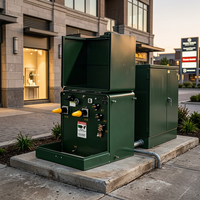 Transformateur monophasé sur socle 7,2 kV vers 120 V, unité de distribution scellée, sortie personnalisée, alimentation utilitaire