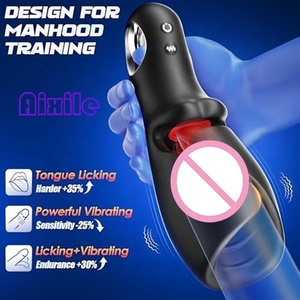 Juguetes Sexuales para Hombres Adultos, Vibrador de Lengua, Masturbador Masculino con Control por Aplicación, con Simulación de Lamido de Lengua, 10 Modos de Vibración, Vibrador de Pene - Product Image 2
