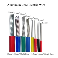 Chinesische Kabelfabrik IEC-Standard 1,5mm² 2,5mm Einadrig PVC-Isolierte Mehradrig-Kupfer Elektrokabel