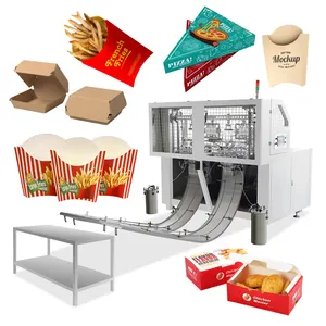 Macchina automatica per la produzione di scatole di Fast Food biodegradabile
