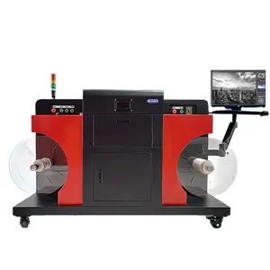 Atomatic Roll Papier Sticker Label Drukmachine Digitale Printers Fles Etikettering Machines