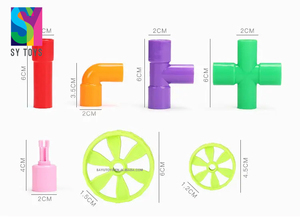 Bloques de construcción de tubería de juguete creativos para niños producto educativo SY Kids - Product Image 3